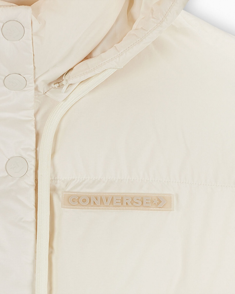 Converse Oversized Super Puffer Jacket Egret | 684BSKEWQ