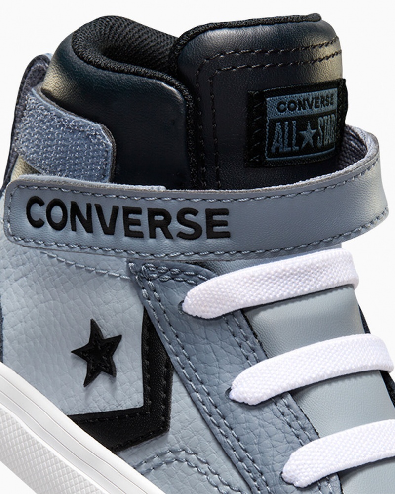 Converse Pro Blaze Pántos Bőr Titán Fekete Fehér | 381ZMEKPH