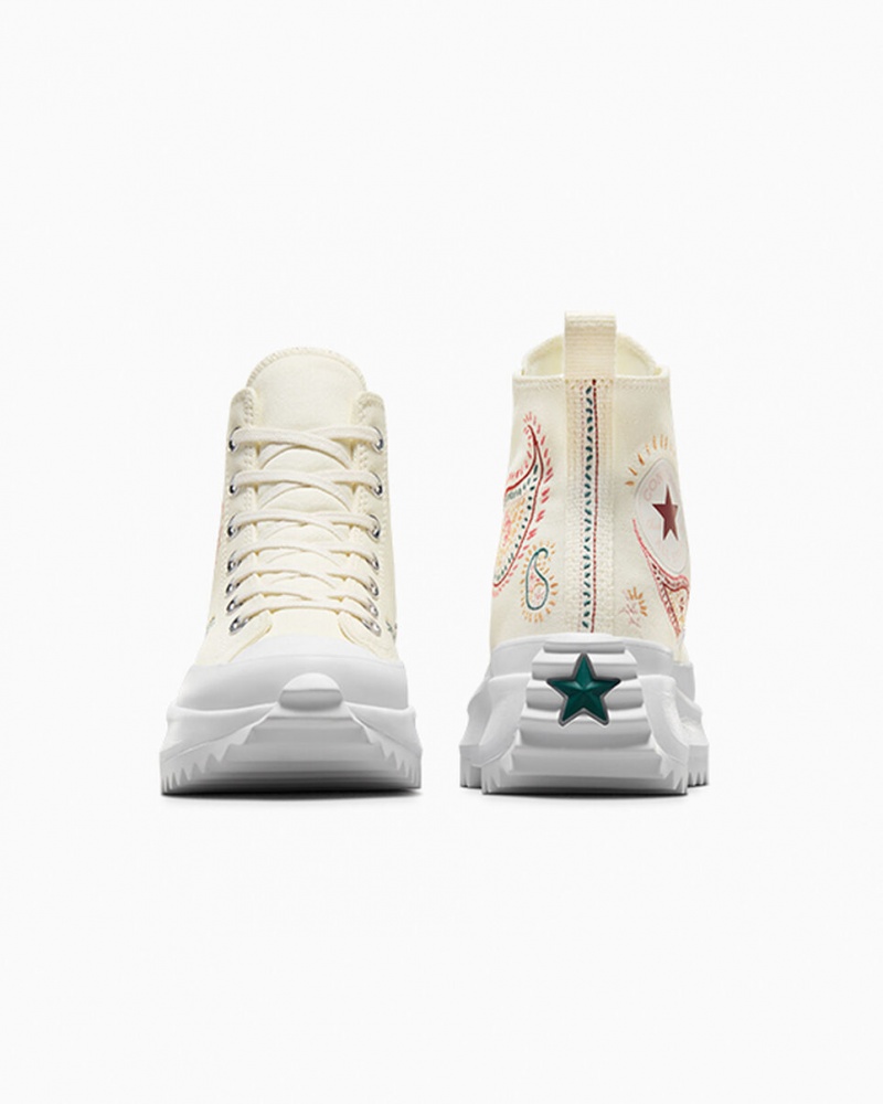 Converse Run Star Hike Platform Crafted Piros Fehér | 290JUMWST