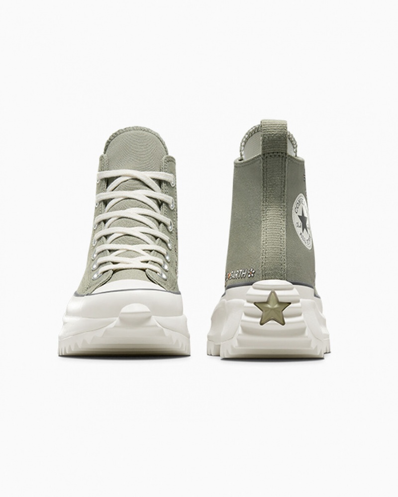 Converse Run Star Hike Platform Embroidery Világos | 529PEHOMV