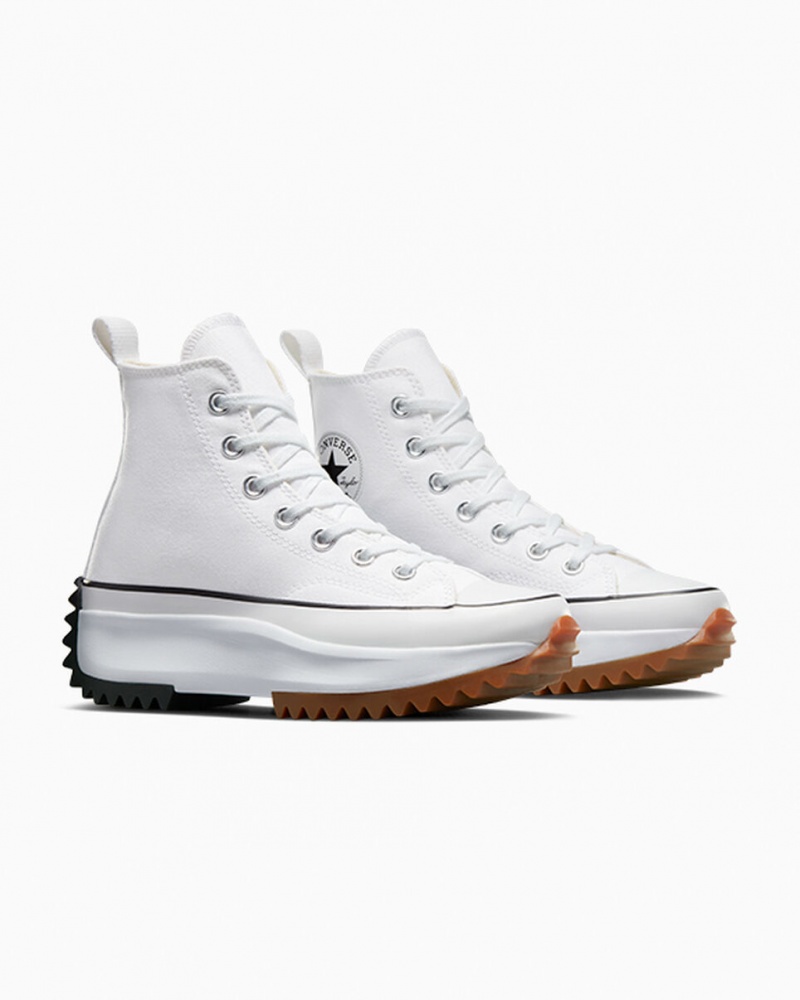 Converse Run Star Hike Platform Fehér Fekete | 412XAGPER