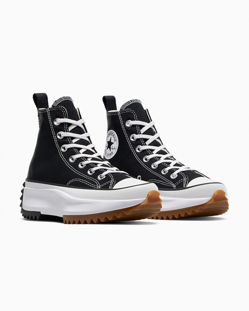 Converse Run Star Hike Platform Fekete Fehér | 716JSINAM