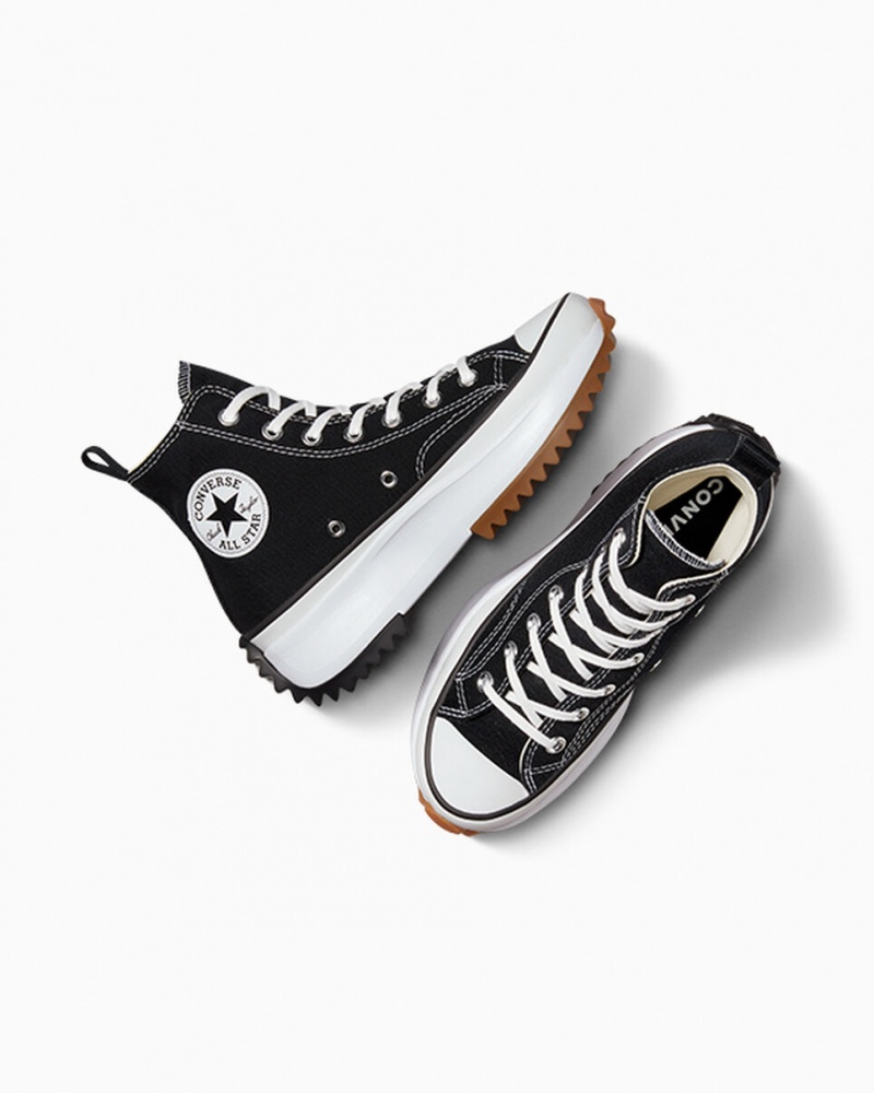 Converse Run Star Hike Platform Fekete Fehér | 716JSINAM