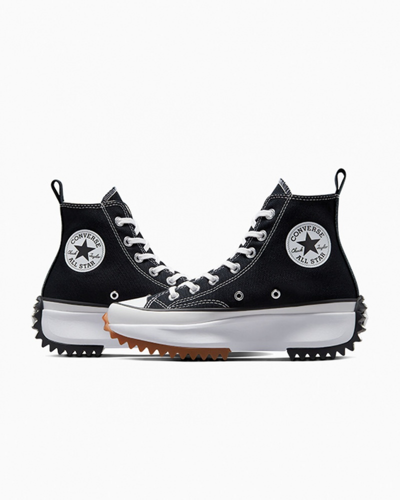 Converse Run Star Hike Platform Fekete Fehér | 716JSINAM