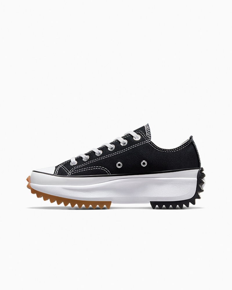 Converse Run Star Hike Platform Fekete Fehér | 042ALYSTE