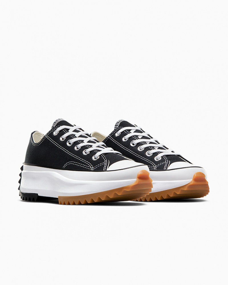 Converse Run Star Hike Platform Fekete Fehér | 042ALYSTE