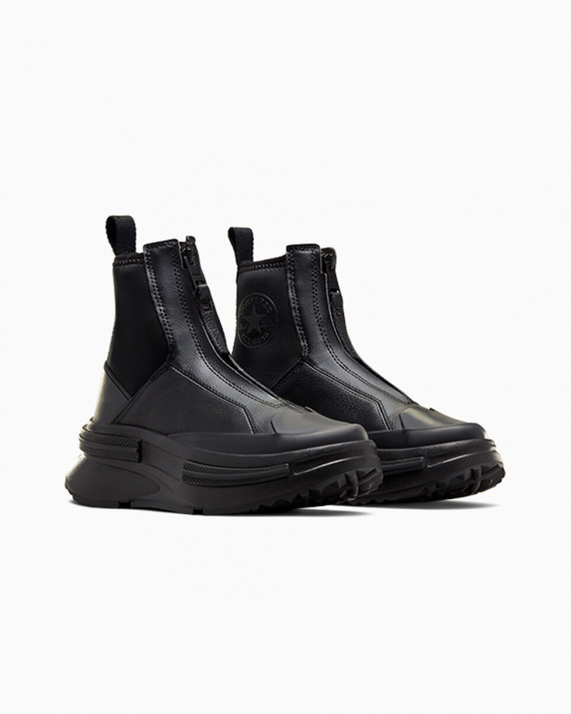 Converse Run Star Legacy Chelsea Boot CX Fekete Fekete Fekete | 610ZVQKOU