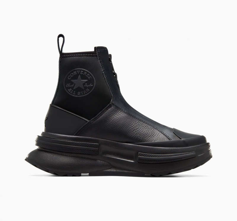 Converse Run Star Legacy Chelsea Boot CX Fekete Fekete Fekete | 610ZVQKOU