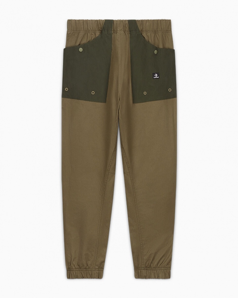 Converse Woven Utility Jogger Khaki | 014SHYLTP 